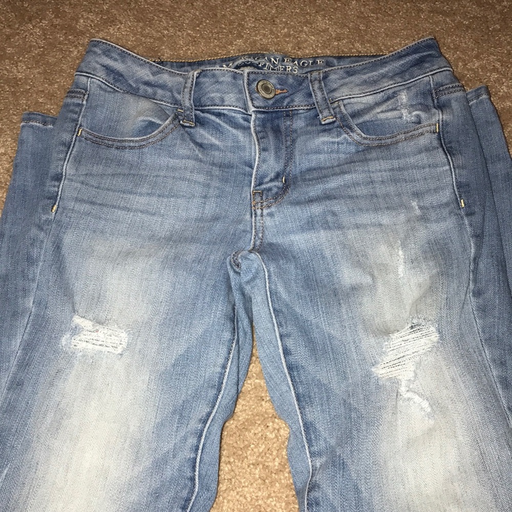 American Eagle low-rise skinny jeans